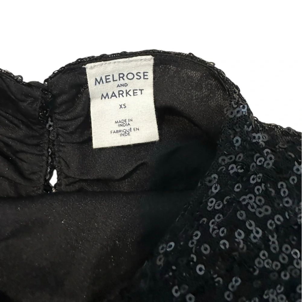 Sequin Black Sleeveless‎ Top